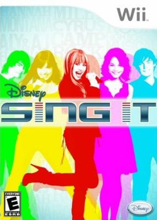 Disney Sing It: Filmhits box art for Wii
